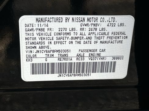 Used 2015 INFINITI Q40 w/ Moonroof Package RWD image 30