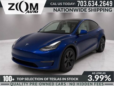 Used 2024 Tesla Model Y Long Range AWD/4WD image 1
