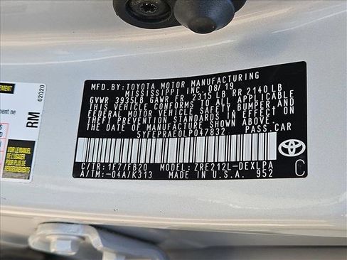 Used 2020 Toyota Corolla LE w/ Carpet Mat Package (TMS) FWD image 28