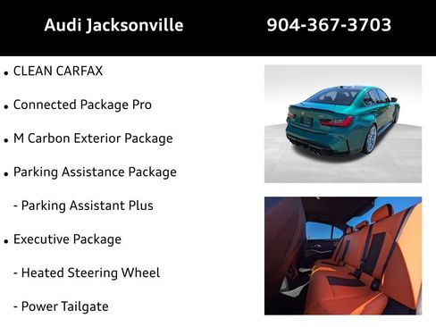 Used 2025 BMW M3 w/ M Carbon Exterior Package image 9