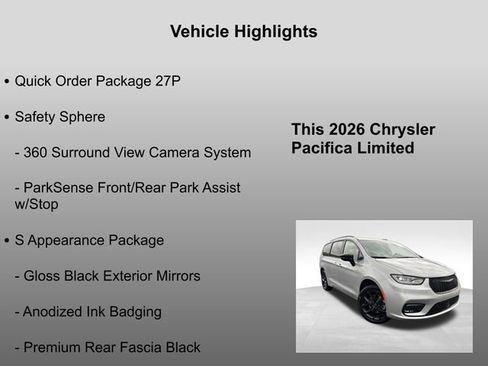 New 2026 Chrysler Pacifica Limited image 5