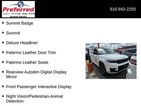 Used 2025 Jeep Grand Cherokee L Summit AWD/4WD image 22