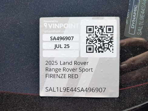 New 2025 Land Rover Range Rover Sport Dynamic SE image 35