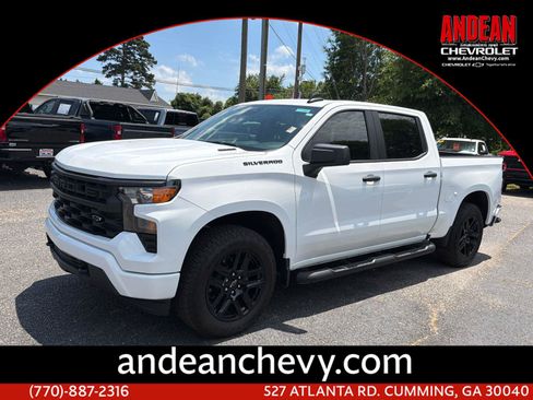 New 2026 Chevrolet Silverado 1500 Custom w/ Turbomax Blackout Package RWD image 1