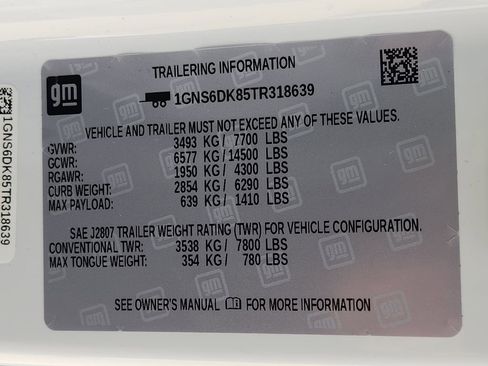 New 2026 Chevrolet Suburban Z71 w/ Comfort Package image 8