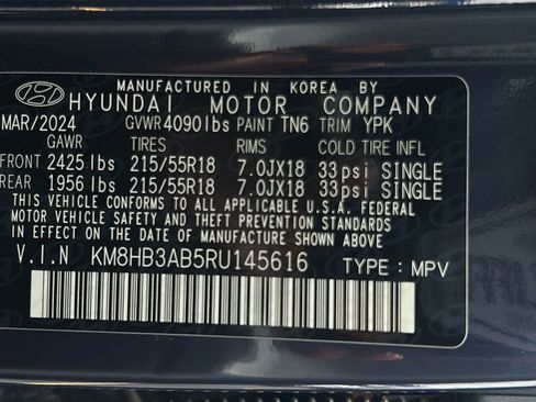Used 2024 Hyundai Kona SEL FWD image 28