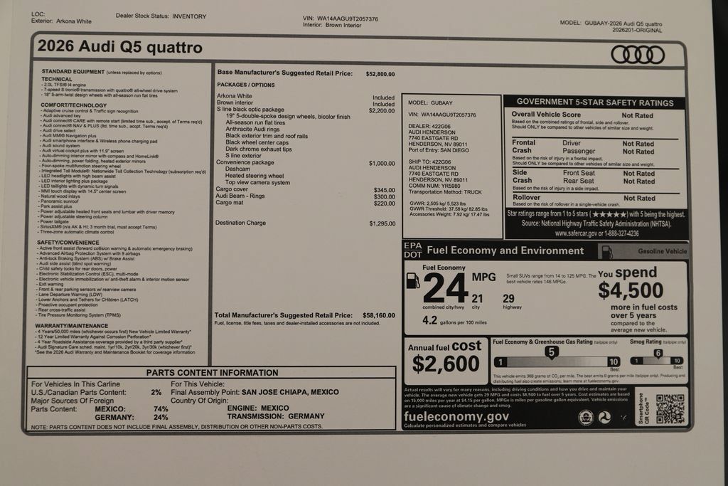 New 2026 Audi Q5 2.0T AWD/4WD image 34