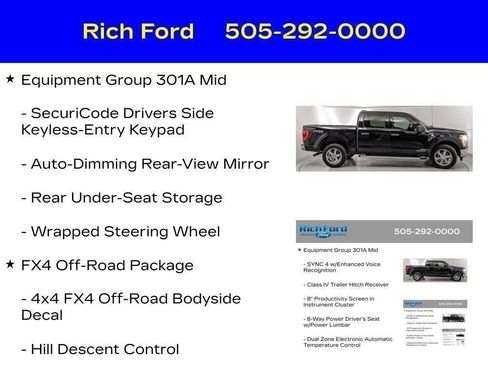 Certified 2023 Ford F150 XLT w/ Equipment Group 301A Mid AWD/4WD image 24