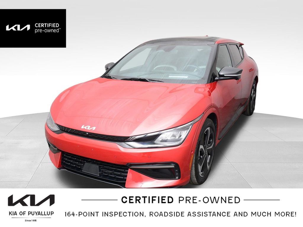 Certified 2023 Kia EV6 GT-Line w/ GT-Line Suede Seat Package AWD/4WD 360° Tour