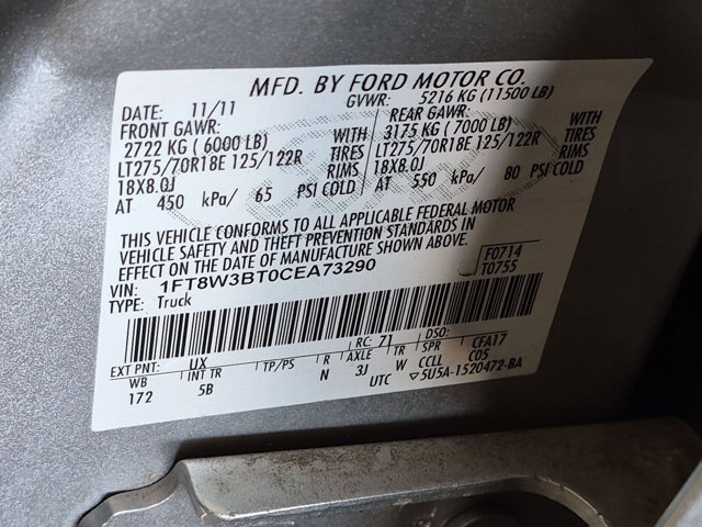 Used 2012 Ford F350 Lariat w/ Chrome Pkg AWD/4WD image 25