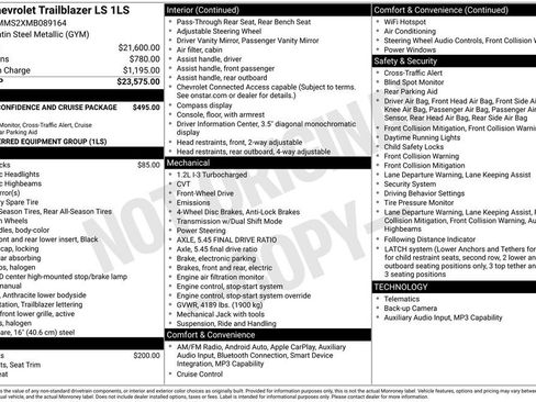 Used 2021 Chevrolet TrailBlazer LS image 6