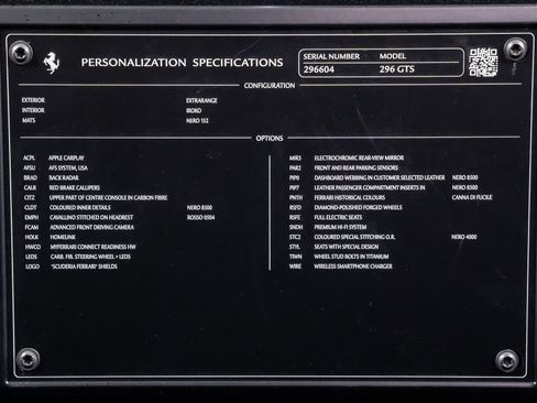 Used 2023 Ferrari 296 GTS RWD image 10