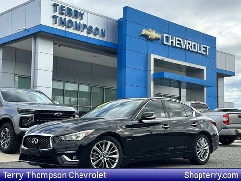 Used 2018 INFINITI Q50 Luxe w/ Essential Package (3.0T Luxe) image 1