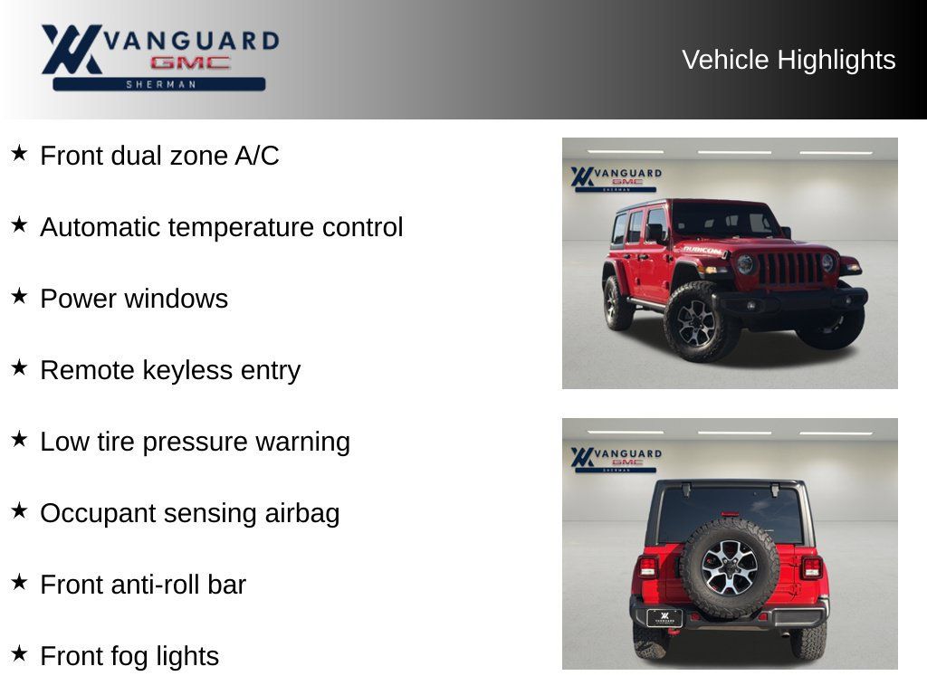 Used 2021 Jeep Wrangler Unlimited Rubicon w/ Cold Weather Group AWD/4WD image 11