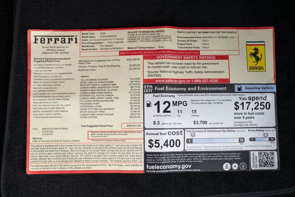 Used 2024 Ferrari Purosangue AWD/4WD image 27