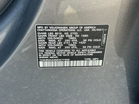 Used 2021 Volkswagen Atlas SE image 29