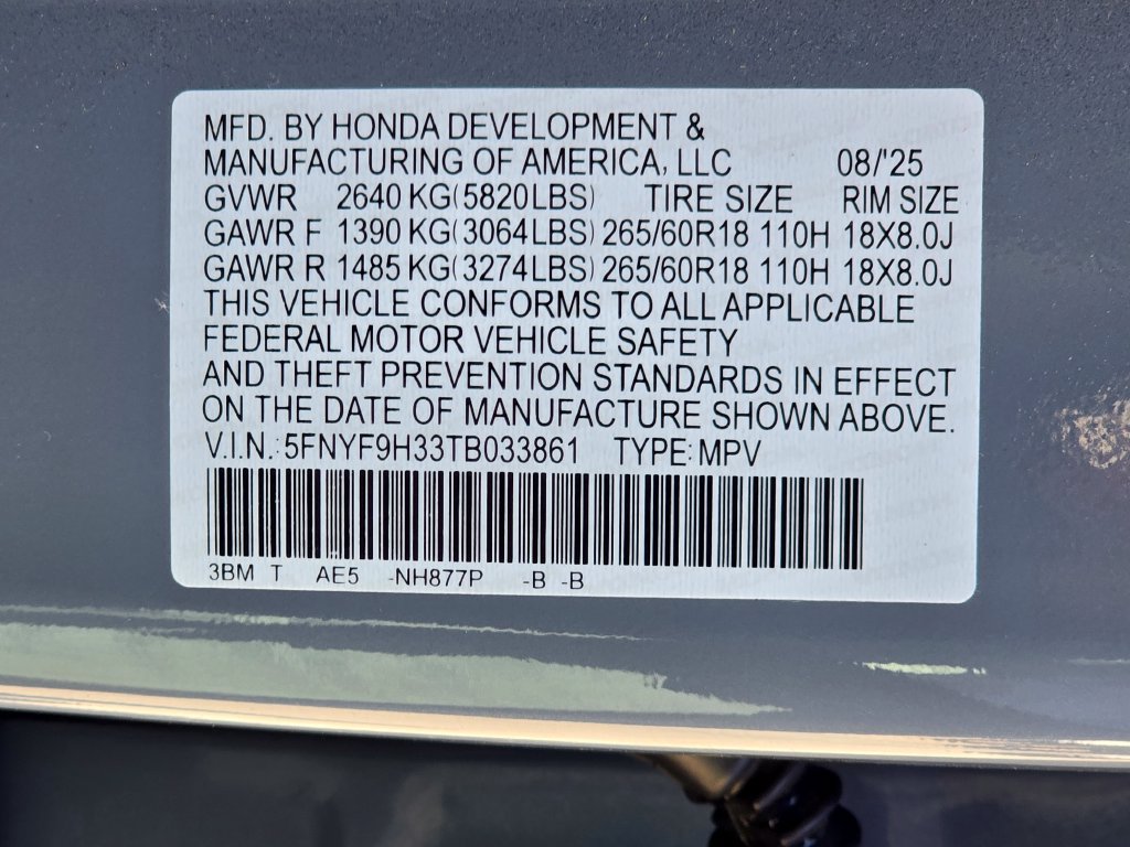 Used 2026 Honda Passport RTL image 30