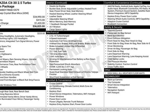 Certified 2024 MAZDA CX-30 2.5 Turbo w/ Premium Package AWD/4WD image 40