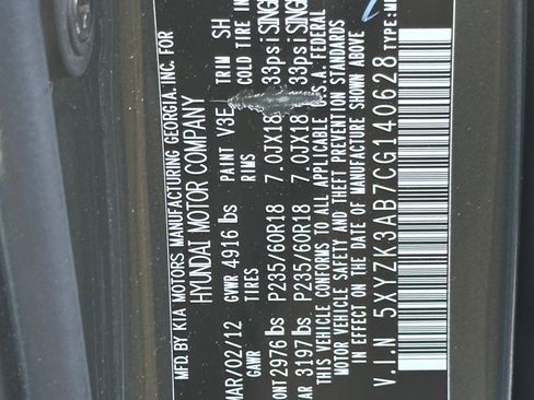 Used 2012 Hyundai Santa Fe Limited image 24