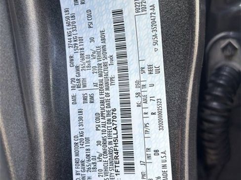 Used 2020 Ford Ranger Lariat w/ Equipment Group 501A Mid image 30