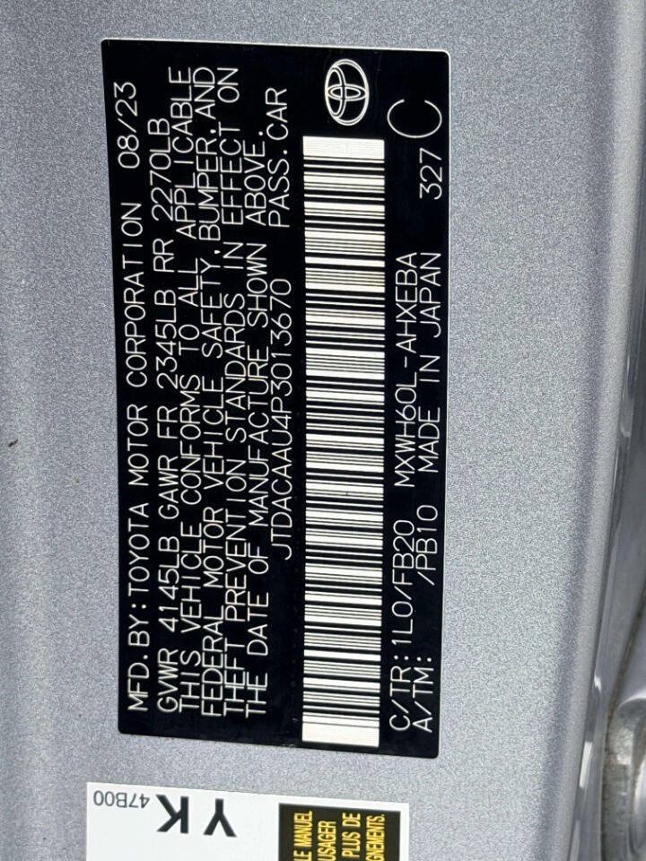 Used 2023 Toyota Prius LE FWD image 16