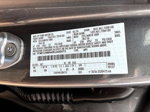 Certified 2024 Ford Escape ST-Line w/ Tech Pack #1 AWD/4WD image 35
