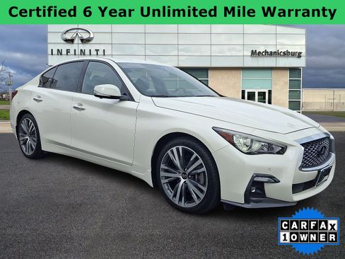 Certified 2022 INFINITI Q50 Sensory image 1