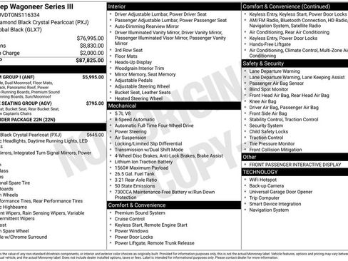 Used 2022 Jeep Wagoneer Series III w/ Premium Group I image 6