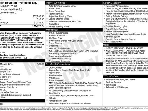 Used 2023 Buick Envision Preferred image 23