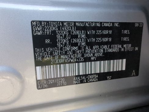 Used 2023 Toyota RAV4 XSE AWD/4WD image 35