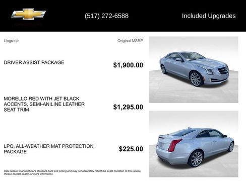 Used 2019 Cadillac ATS Premium Luxury w/ Driver Assist Package AWD/4WD image 5