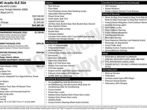 Certified 2023 GMC Acadia SLE w/ Driver Convenience Package image 37