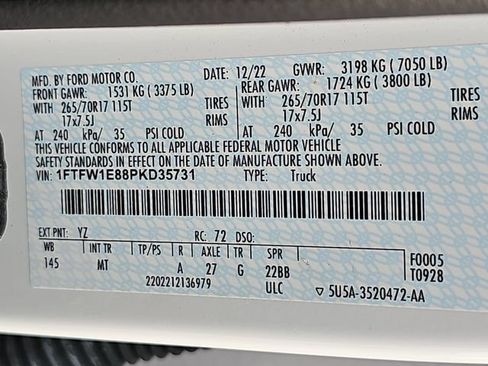 Certified 2023 Ford F150 XLT AWD/4WD image 36