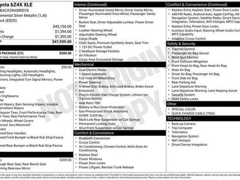 Certified 2024 Toyota bZ4X AWD w/ Weather Package image 35