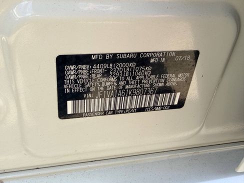 Used 2019 Subaru WRX AWD/4WD image 6