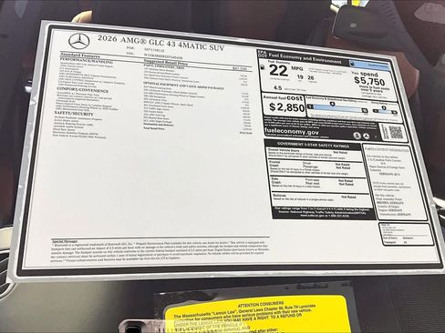 New 2026 Mercedes-Benz GLC 43 AMG 4MATIC image 18