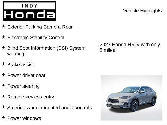 New 2027 Honda HR-V EX-L image 7