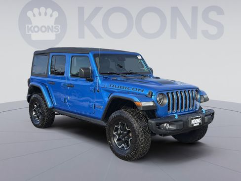 Used 2021 Jeep Wrangler Unlimited Rubicon 4xe w/ Steel Bumper Group image 10