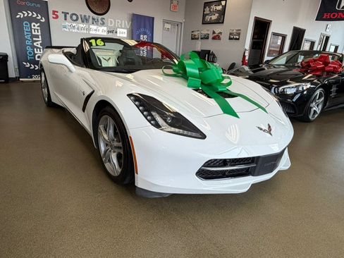 Used 2016 Chevrolet Corvette Stingray Convertible w/ 3LT Preferred Equipment Group RWD image 2