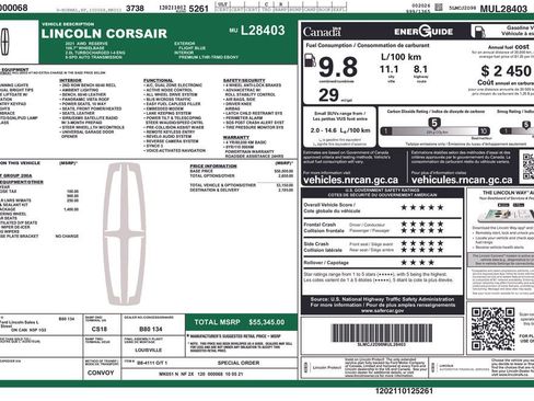 Used 2021 Lincoln Corsair Reserve w/ Elements Package AWD/4WD image 17