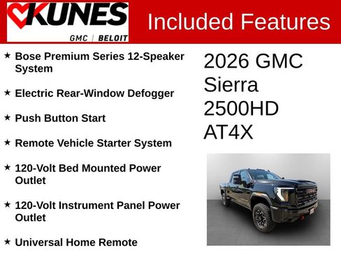 New 2026 GMC Sierra 2500 AT4X AWD/4WD image 3