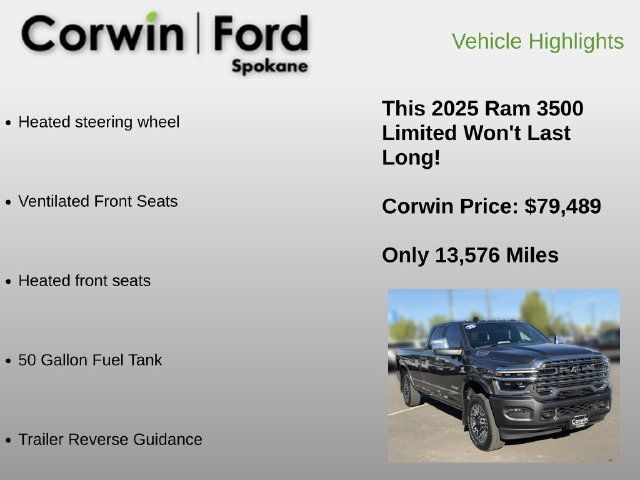 Used 2025 RAM 3500 Limited AWD/4WD image 12