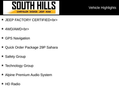 Used 2024 Jeep Wrangler Unlimited Sahara w/ Technology Group image 3