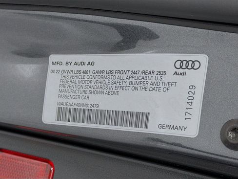 Certified 2022 Audi A4 2.0T Premium Plus image 35