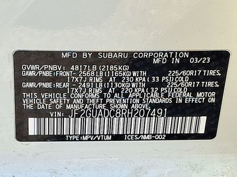 Certified 2024 Subaru Crosstrek 2.0i Premium w/ Crosstrek Mirror Package image 26