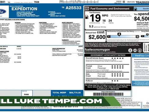 Used 2026 Ford Expedition Active RWD image 1