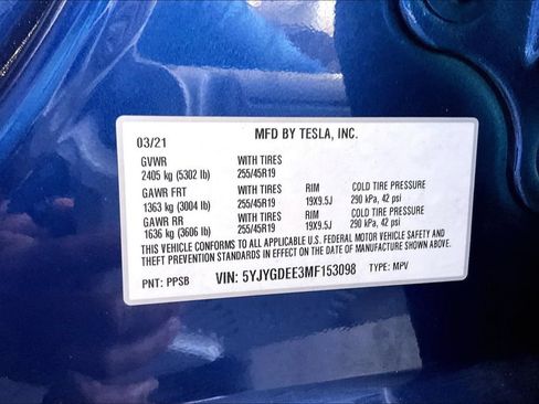 Used 2021 Tesla Model Y Long Range AWD/4WD image 19