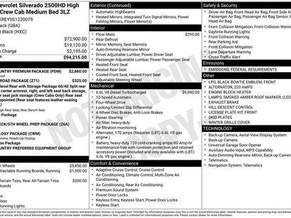 New 2025 Chevrolet Silverado 2500 High Country w/ High Country Premium Package