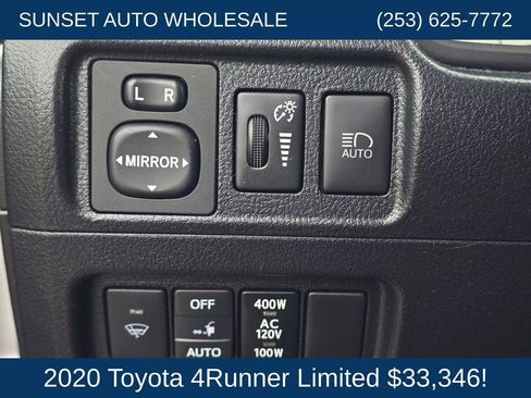 Used 2020 Toyota 4Runner Limited AWD/4WD image 32