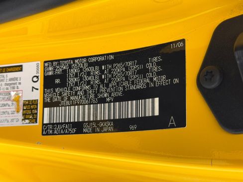 Used 2007 Toyota FJ Cruiser 4WD image 34